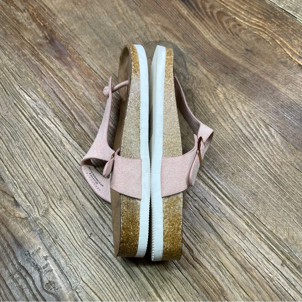 New ~. AÉROPOSTALE T-Strap Cork Sandal Size 9
